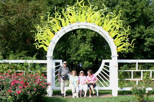 Visiting the Rose Garden at the Missouri Botanical Garden