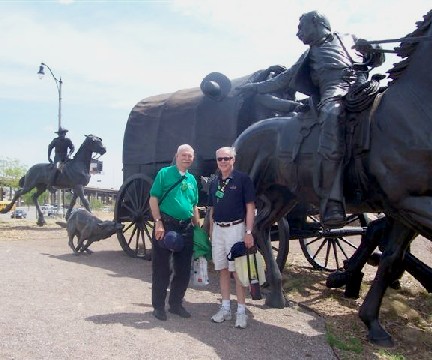 Statuary Commemorating the Sooners in Riverfront Park