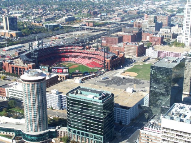 A View from the Top of the Gateway Arch